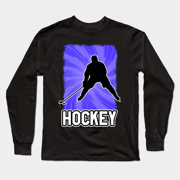 Hockey Long Sleeve T-Shirt by STARSsoft
